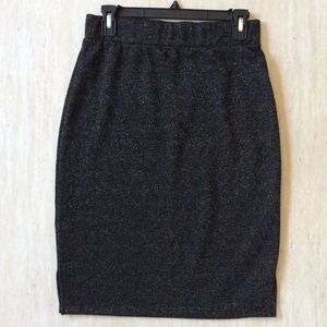 Black with Golf Sparkles Skirt